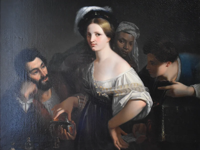 1819-Jean-Marius Fouque - The Young Courtesan